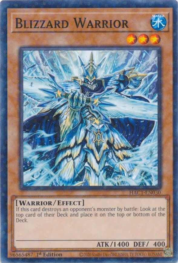 Blizzard Warrior (Duel Terminal)