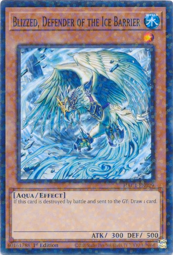 Blizzed, Defender of the Ice Barrier (Duel Terminal)