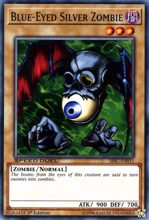 Blue-Eyed Silver Zombie