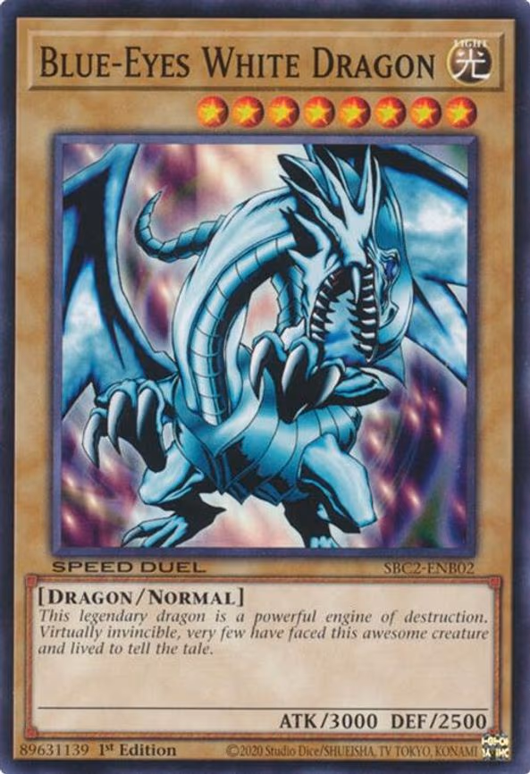 Blue-Eyes White Dragon - Common (SBC2-ENB02)
