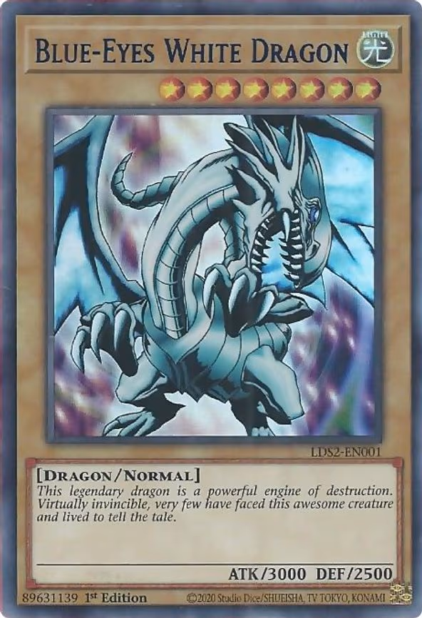 Blue-Eyes White Dragon (Blue)