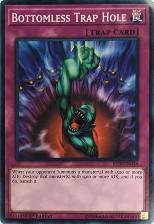 Bottomless Trap Hole