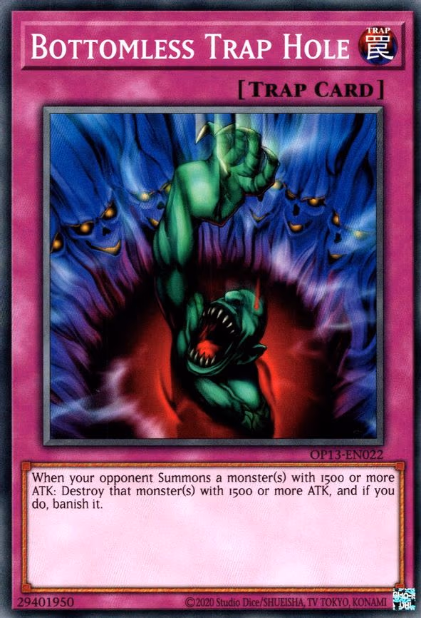 Bottomless Trap Hole