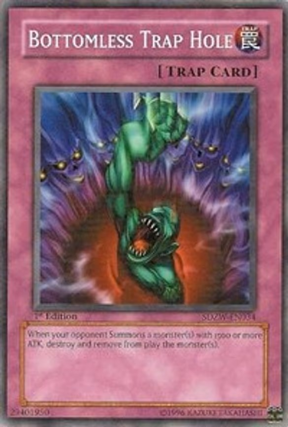 Bottomless Trap Hole