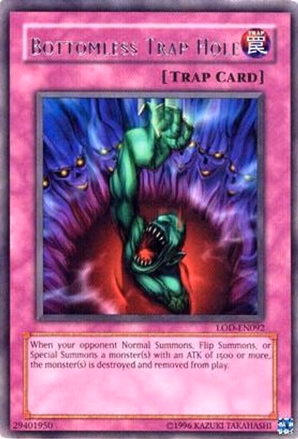 Bottomless Trap Hole