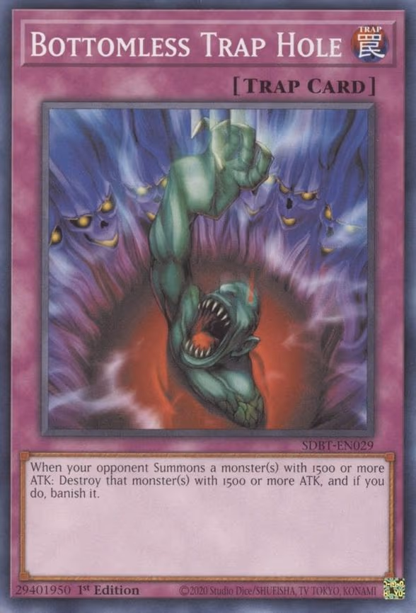 Bottomless Trap Hole