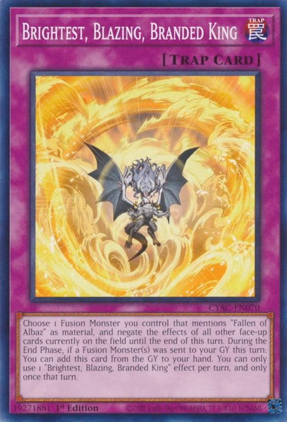 Brightest, Blazing, Branded King