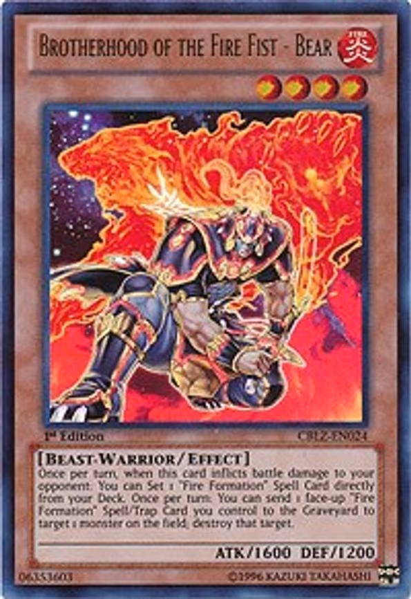Brotherhood of the Fire Fist - Bear