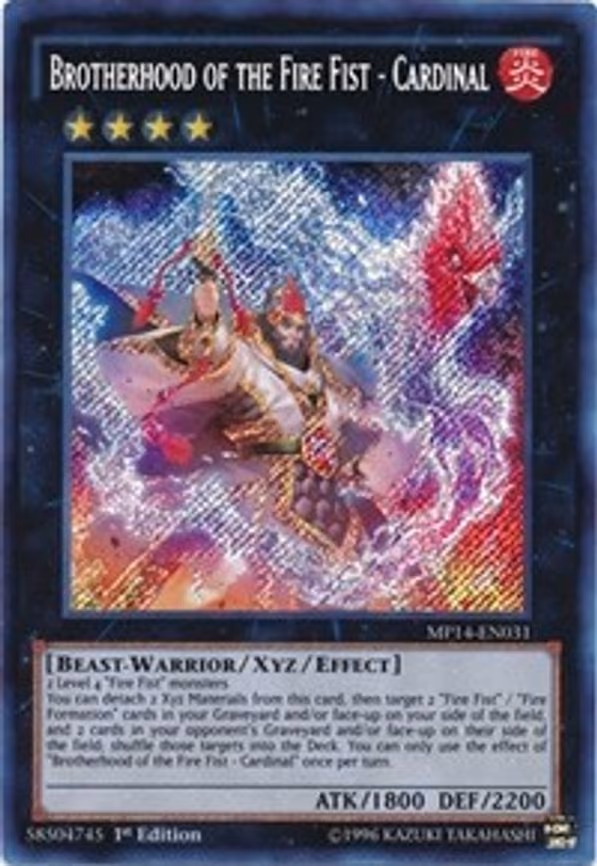 Brotherhood of the Fire Fist - Cardinal