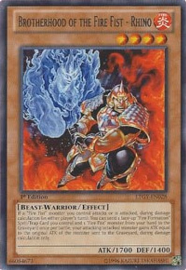 Brotherhood of the Fire Fist - Rhino
