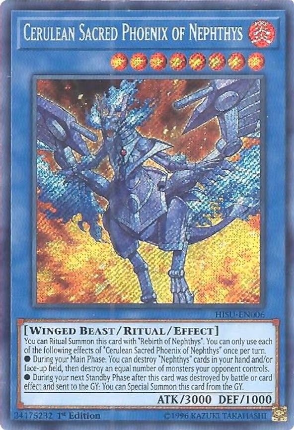 Cerulean Sacred Phoenix of Nephthys