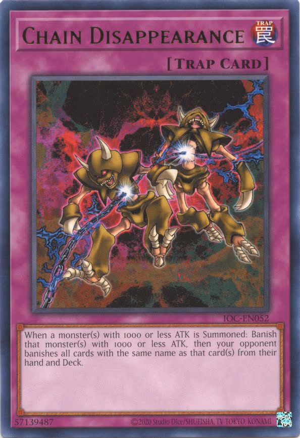 Chain Disappearance