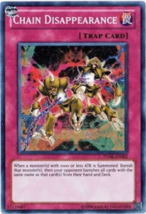 Chain Disappearance