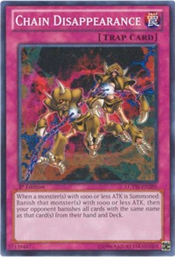 Chain Disappearance
