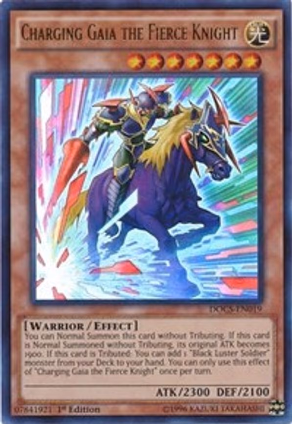 Charging Gaia the Fierce Knight