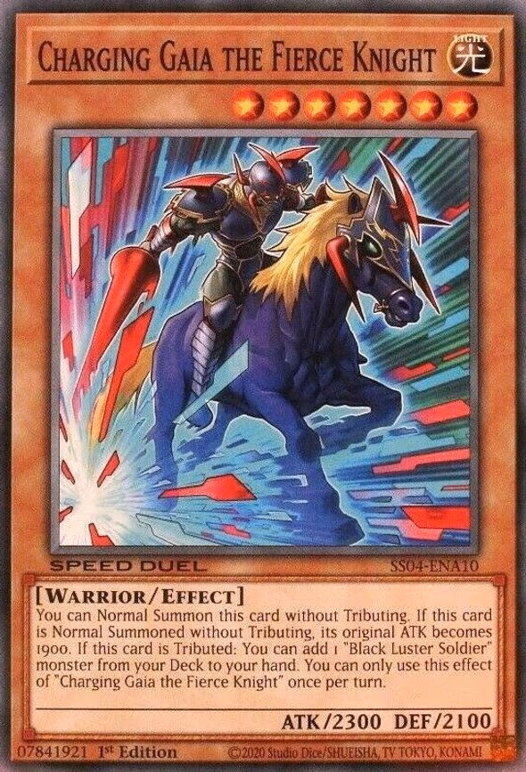 Charging Gaia the Fierce Knight