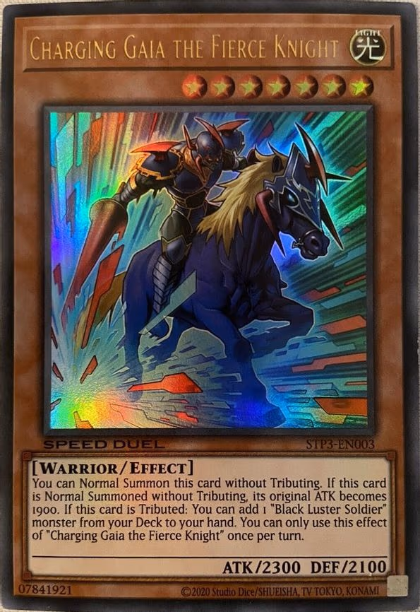 Charging Gaia the Fierce Knight