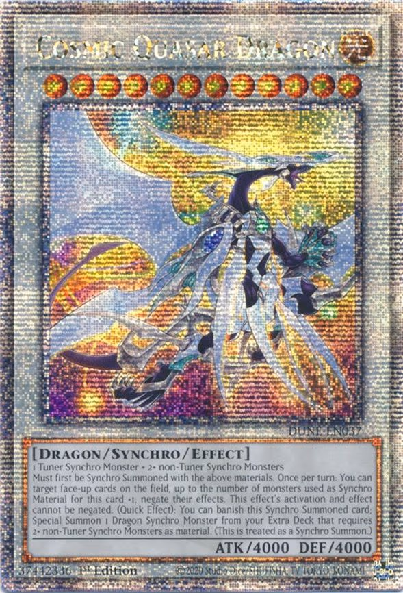 Cosmic Quasar Dragon
