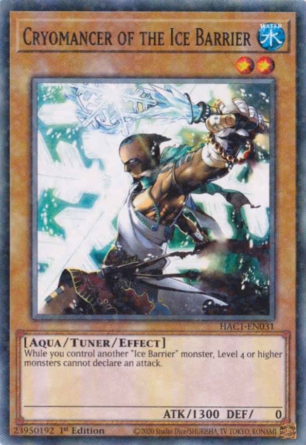 Cryomancer of the Ice Barrier (Duel Terminal)