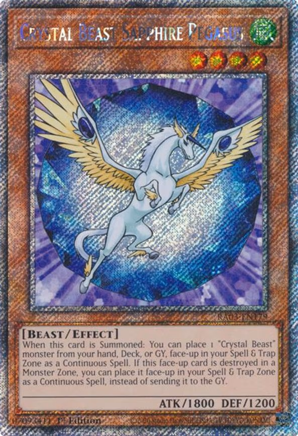 Crystal Beast Sapphire Pegasus