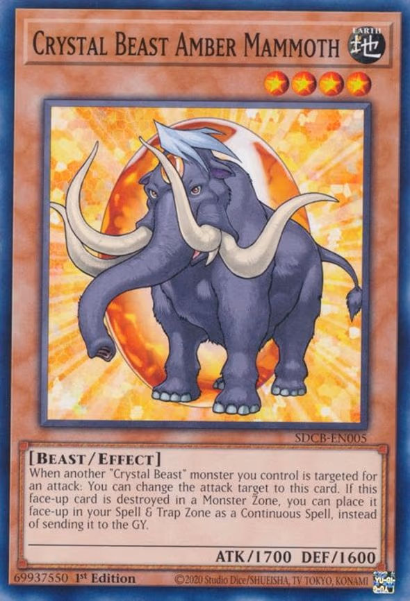 Crystal Beast Amber Mammoth
