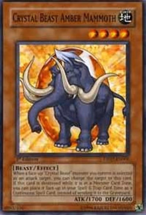 Crystal Beast Amber Mammoth