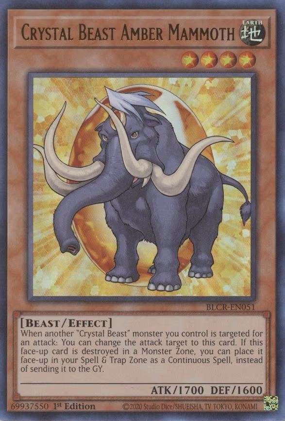 Crystal Beast Amber Mammoth
