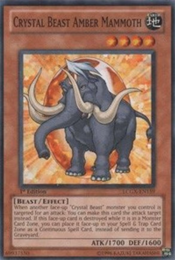 Crystal Beast Amber Mammoth