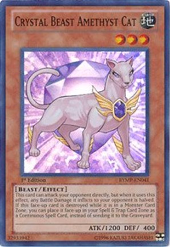 Crystal Beast Amethyst Cat