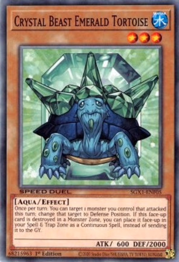 Crystal Beast Emerald Tortoise