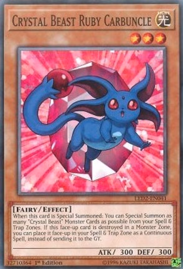 Crystal Beast Ruby Carbuncle