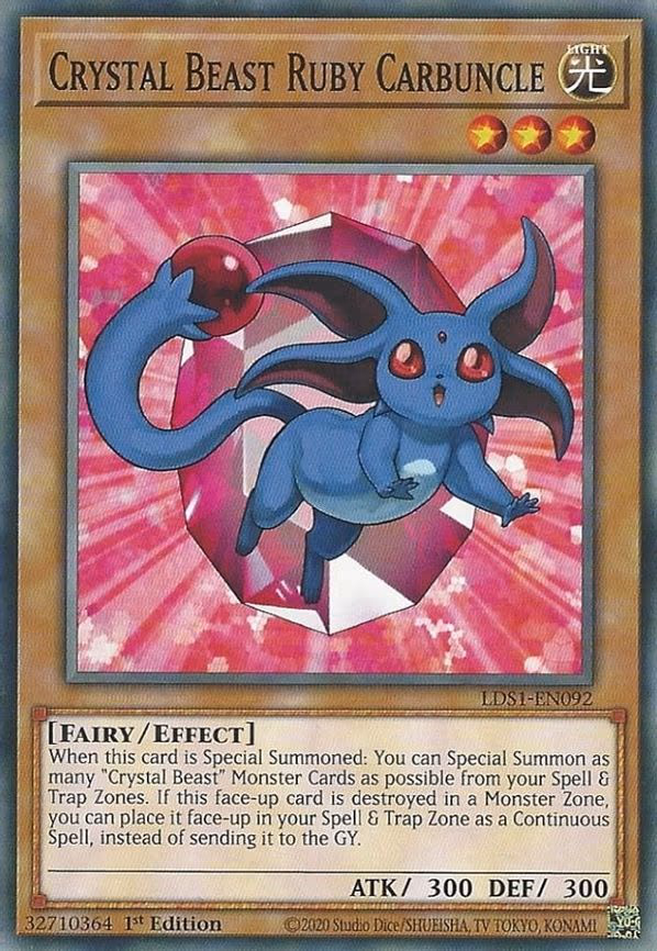 Crystal Beast Ruby Carbuncle