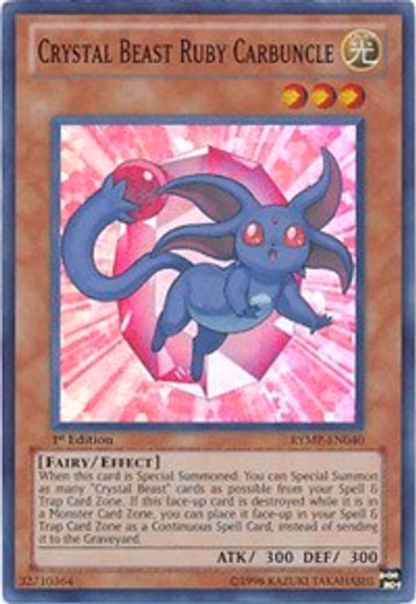 Crystal Beast Ruby Carbuncle