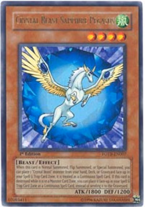 Crystal Beast Sapphire Pegasus