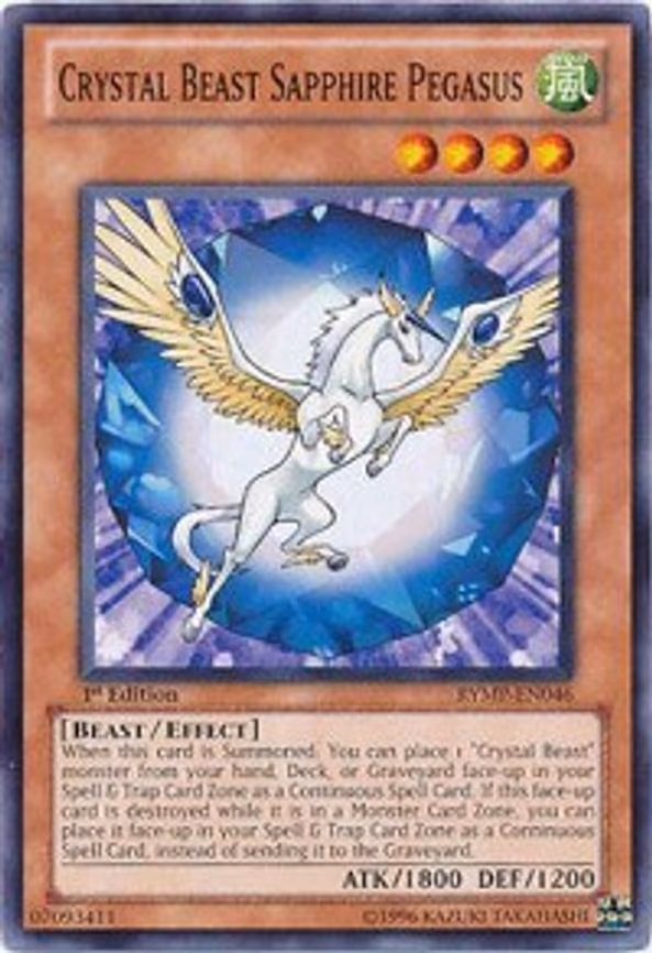 Crystal Beast Sapphire Pegasus