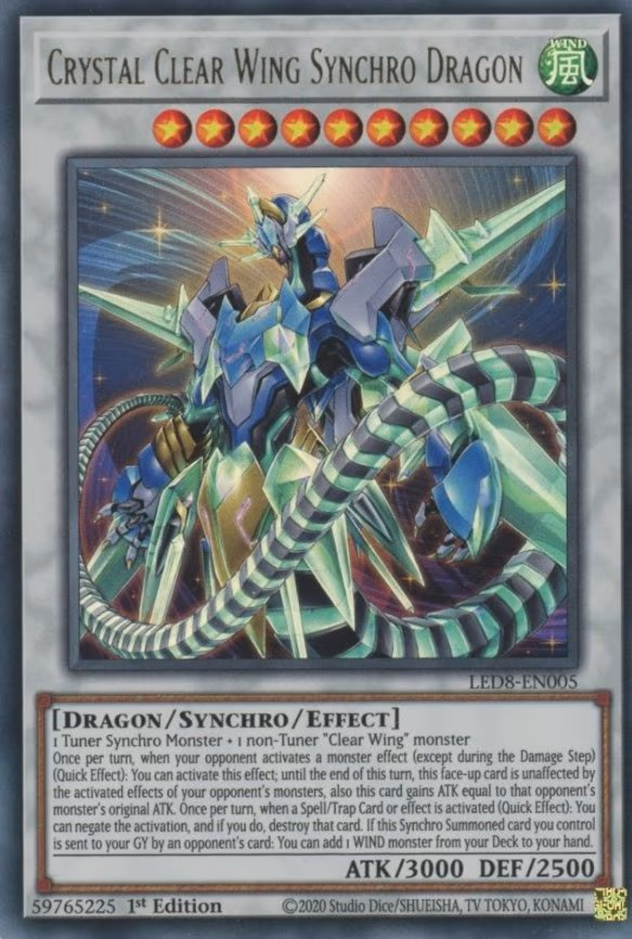 Crystal Clear Wing Synchro Dragon