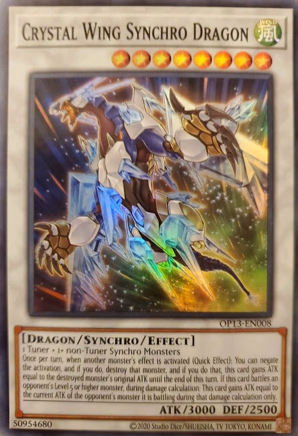 Crystal Wing Synchro Dragon