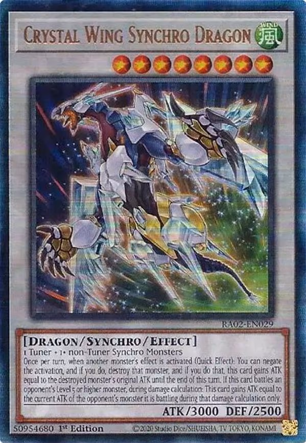 Crystal Wing Synchro Dragon