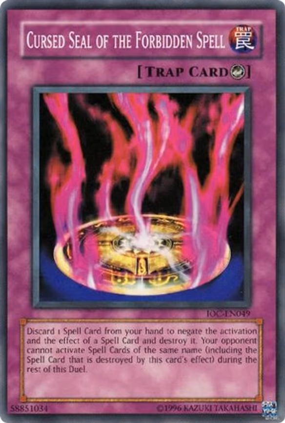 Cursed Seal of the Forbidden Spell