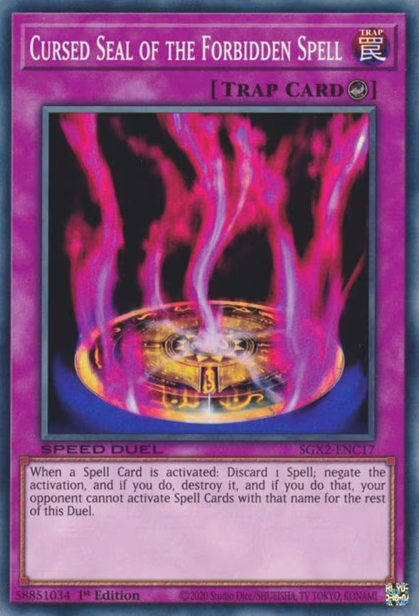 Cursed Seal of the Forbidden Spell