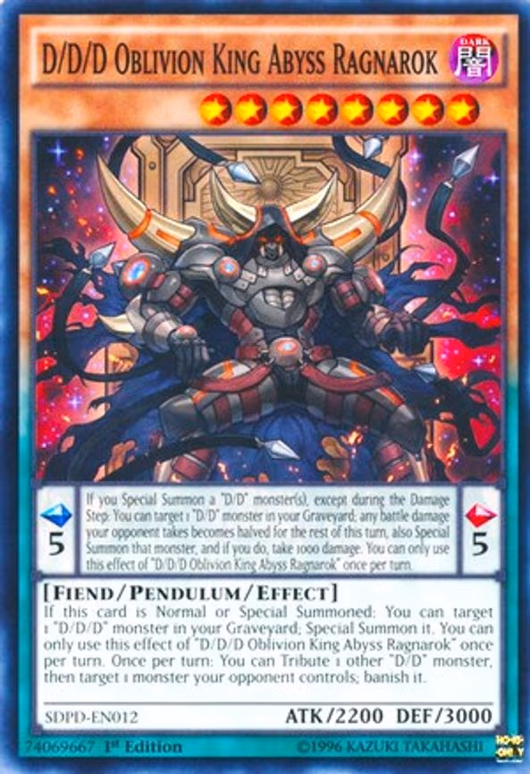 D/D/D Oblivion King Abyss Ragnarok