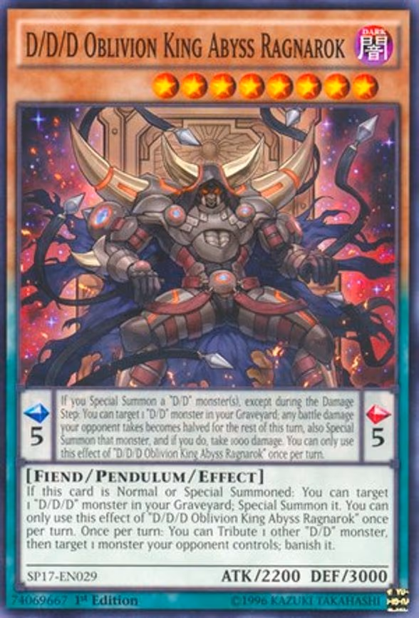 D/D/D Oblivion King Abyss Ragnarok (Starfoil)