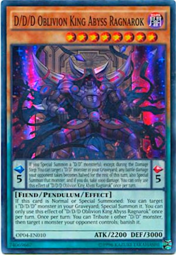 D/D/D Oblivion King Abyss Ragnarok