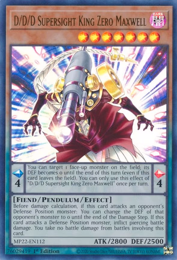 D/D/D Supersight King Zero Maxwell