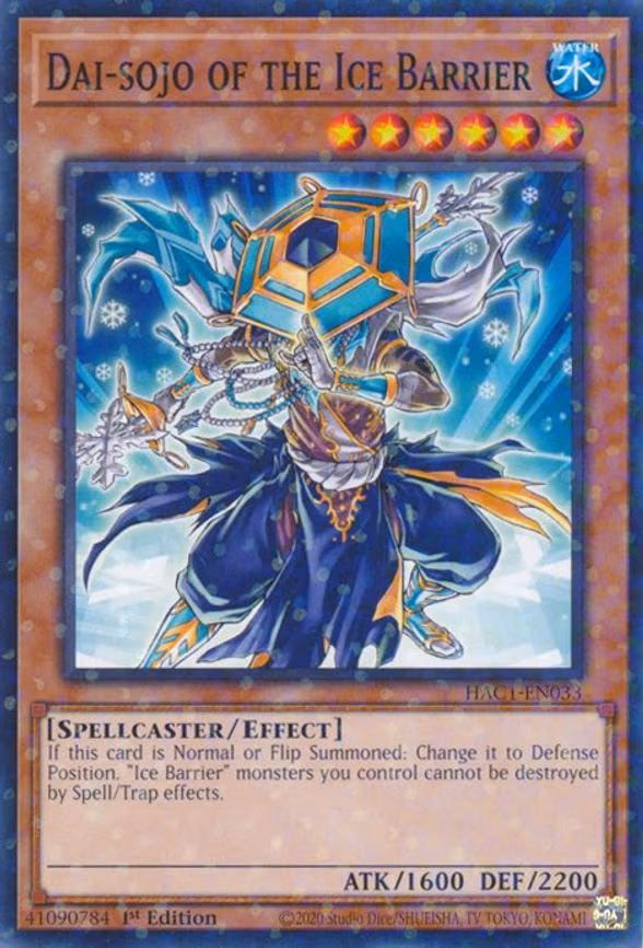 Dai-sojo of the Ice Barrier (Duel Terminal)
