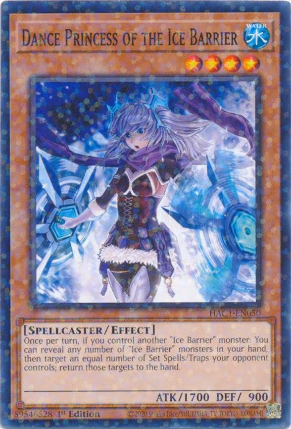Dance Princess of the Ice Barrier (Duel Terminal)