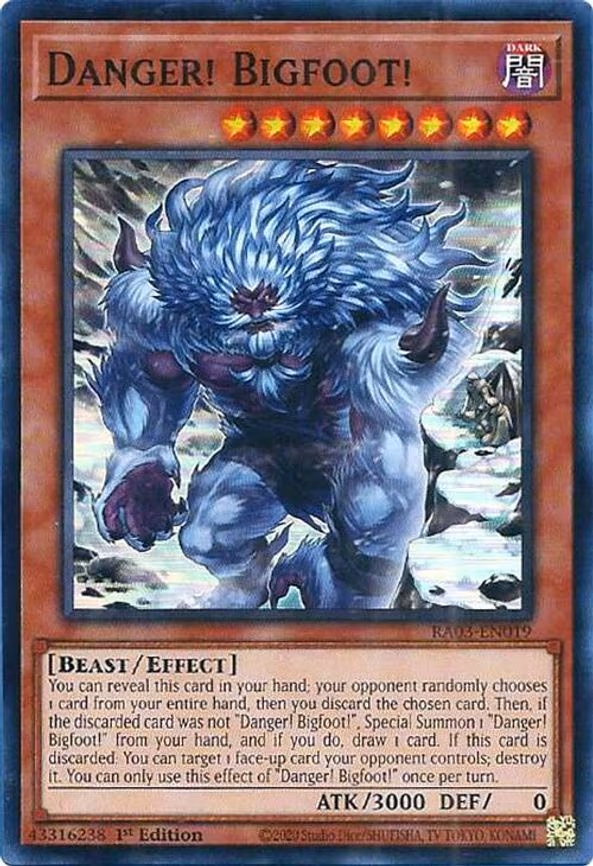 Danger! Bigfoot!