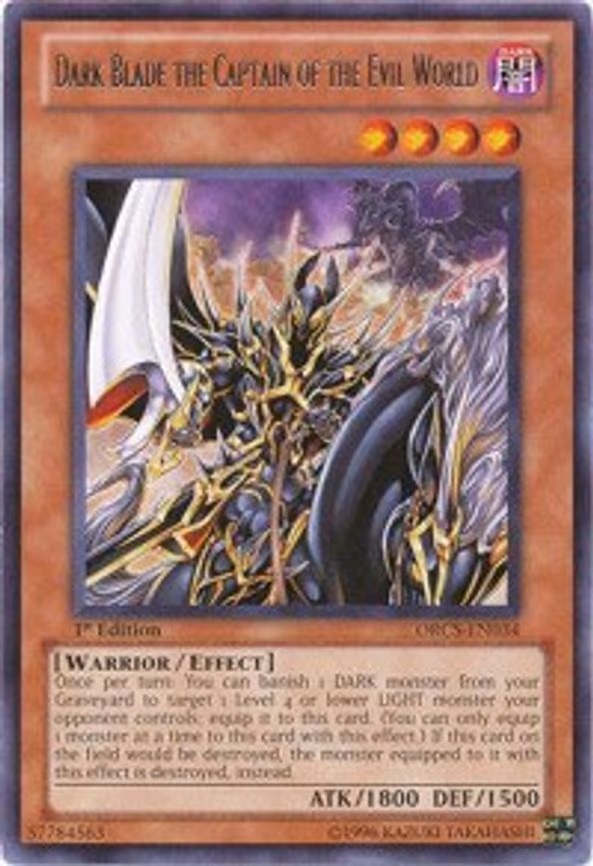 Dark Blade the Captain of the Evil World