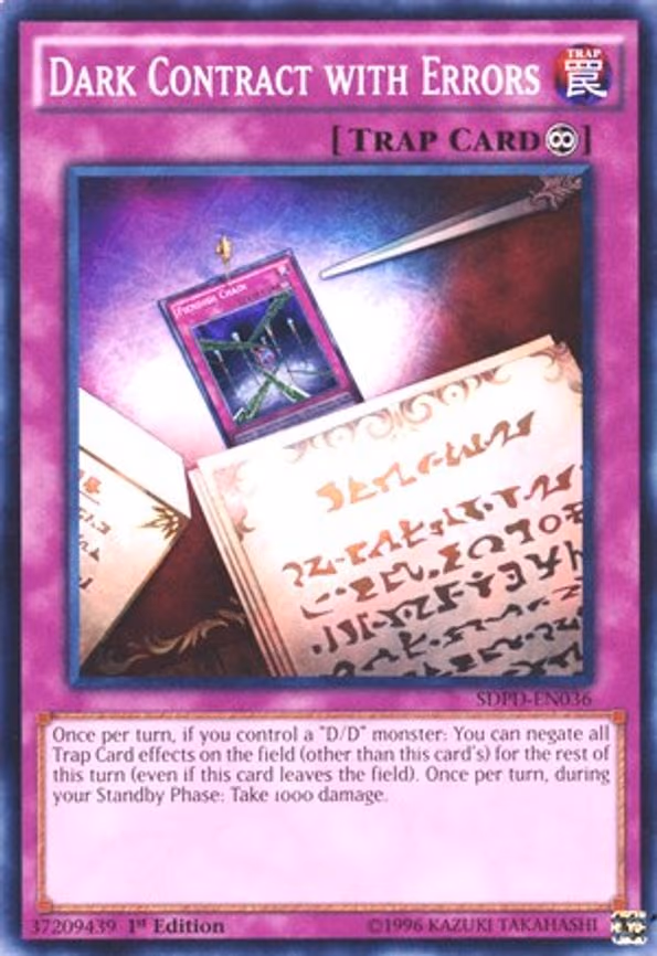 Dark Contract with Errors