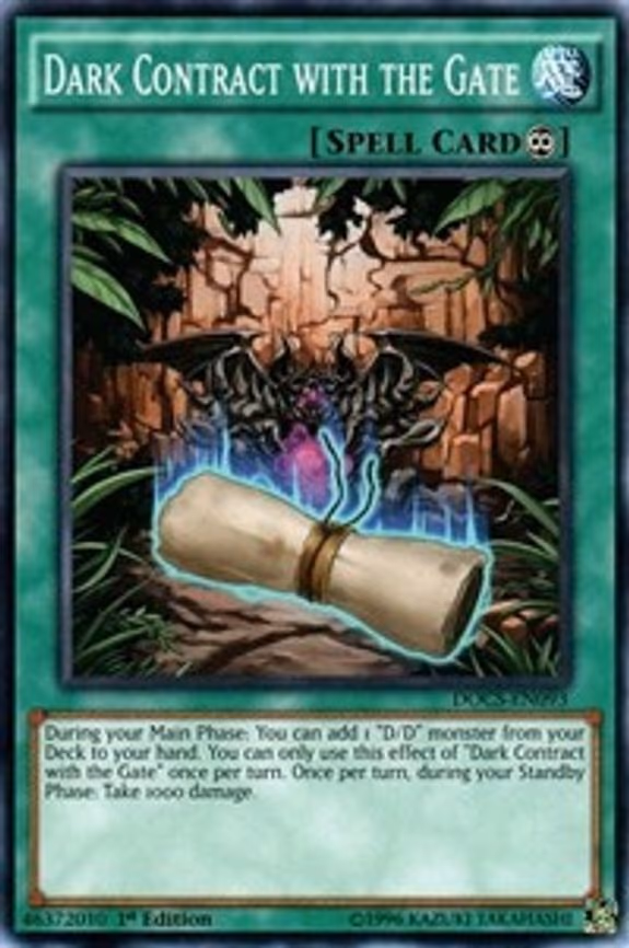Dark Contract with the Gate